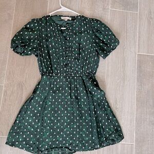 Loft green dress